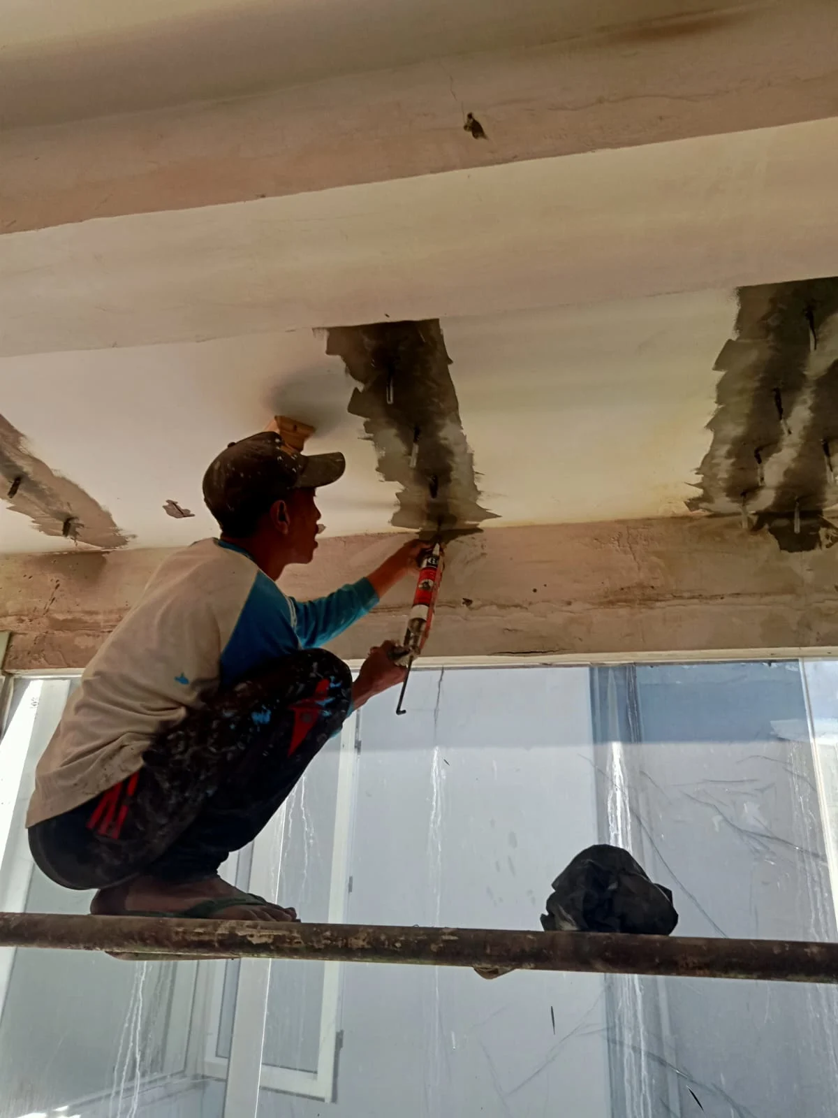 foto proyek jasa injeksi beton sidoarjo di rumah