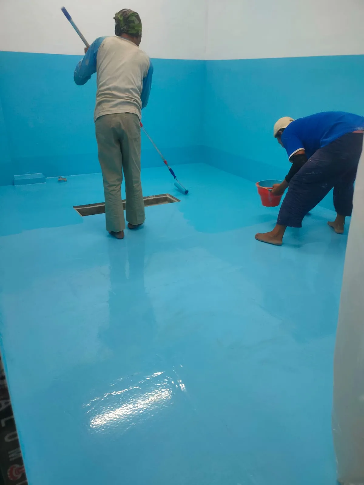 cara kerja epoxy lantai