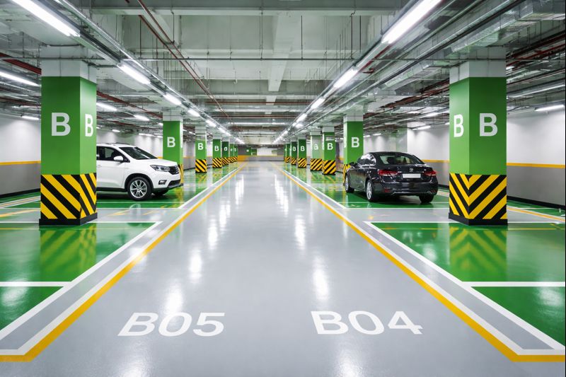 Epoxy Lantai Parkiran