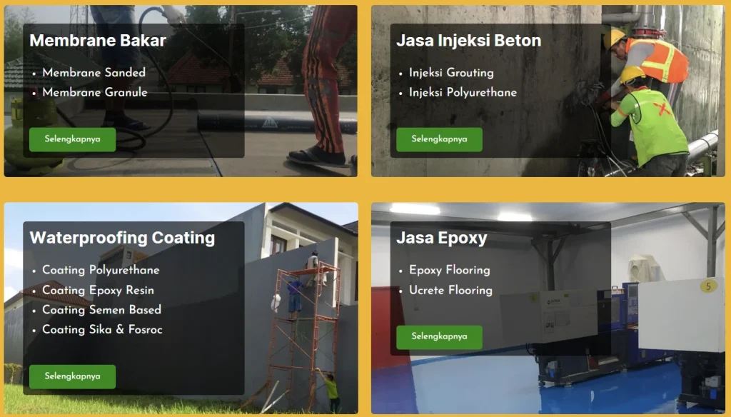 Jasa wateproofing Aqushield