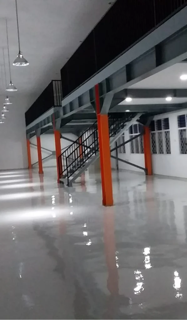 contoh proyek Epoxy lantai