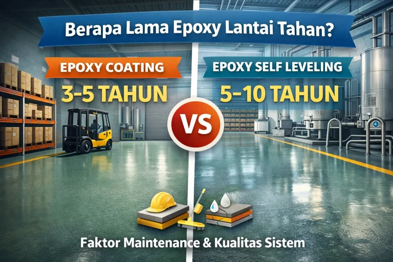 umur pakai epoxy lantai